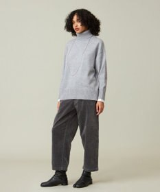 J.PRESS YORK STREET 【WOMEN】ウールカシミヤ タートルネックニット