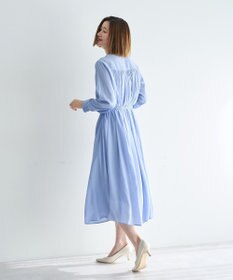 YECCA VECCA ベルト付きギャザーワンピース