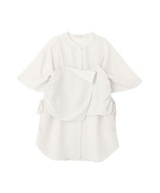 Green Parks ＳＥＴ２点シアーストライプシャツ＋ビスチェ