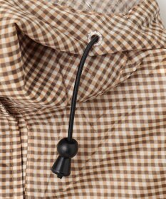 MOONBAT FLAT PURE サイクル レインポンチョ チェック 自転車 収納袋付き