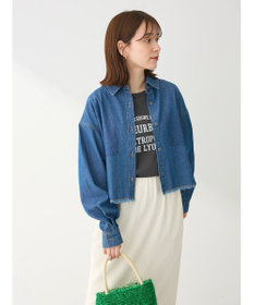 Green Parks ・ＳＵＧＡＲ　ＳＰＯＯＮ　クロップドデニムシャツ