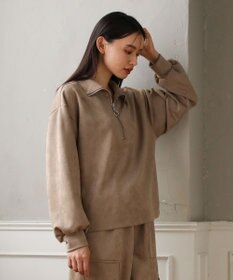 Green Parks ・ＳＵＧＡＲ　ＳＰＯＯＮ　スエードポンチハーフＺＩＰ