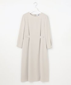 J.PRESS LADIES 【セットアップ対応・洗える】セラテリーダブルクロス ワンピース