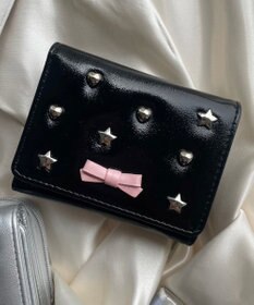 WEGO スタッズリボンウォレット