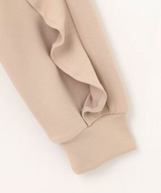 Feroux 【洗える】袖フリルダンボール プルオーバー