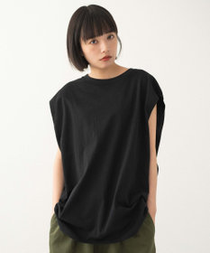 WEGO 【ユニセックス着用ITEM/MLサイズ展開/綿100%】スリーブレスコットンT