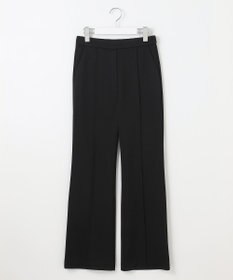 Feroux 【洗える】美シルエットストレッチセミフレア パンツ