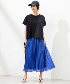 ICB 【洗える】シルケットコンビスムース カットソー