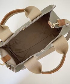 Hekhèr Le Style de Vie 新色追加【日本製 / 2WAY】PUコートコットンキャンバス トートバッグ medium