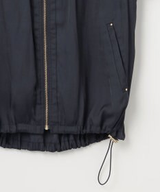 ANY SIS S 【接触冷感・速乾・UVカット】ツヤテロギャザー ブルゾン