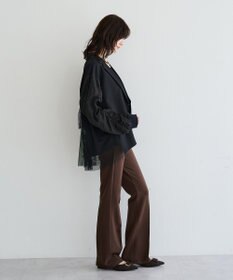 YECCA VECCA ストレッチセンターシームフレアパンツ