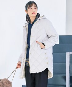 UNFILO 【自宅で洗濯OK / 軽量で暖かい】TAIONコラボ 2WAY キルティングダウン