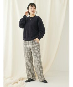 CRAFT STANDARD BOUTIQUE シェニールヤーンニットプルオーバー