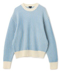 JOSEPH 【洗える】バイオテープコットン　ラウンドネックニット