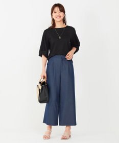 ANY SIS 【接触冷感・UVカット】サカリバ袖ねじり プルオーバー