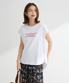 Green Parks ・ｓｗｉｎｇ　ｂｙ　フレンチスリーブ刺繍ＴＥＥ