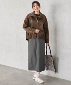 ANY 【2WAY】ボアカラーブルゾン