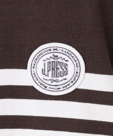 J.PRESS KIDS 【140-170cm】パネルボーダーハウスロゴ Ｔシャツ