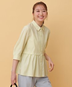 ANY SIS フレアペプラム シャツ