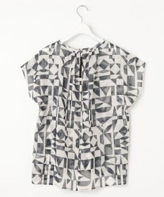 23区 【洗える】Ratti ウォールプリント ブラウス