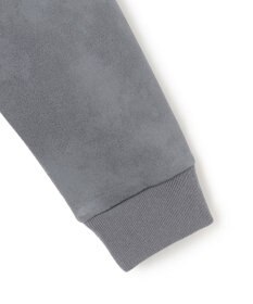 JOSEPH HOMME 新素材【ストレッチ/光沢感】レザーライクジャージーコンビ　フーディー