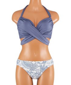 San-ai Resort（三愛水着楽園） ワコール定番商品カップ使用【グラマラスフィット】クロスワイヤー水着　9D-M　【San-ai Resort（サンアイリゾート）】