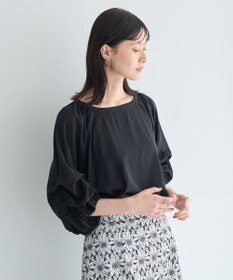 YECCA VECCA ホイップスリーブブラウス