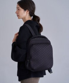 MIYABIYA LAQUOH【撥水加工】篭目エンボスボンディングリュック