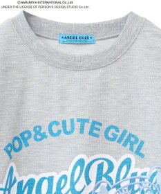 Green Parks ＡＮＧＥＬ　ＢＬＵＥ長袖ロゴ刺繍プルオーバー