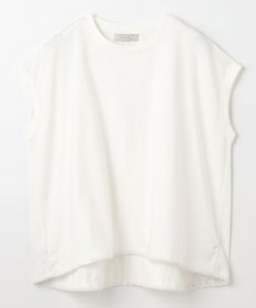 ANY L 【洗濯機可/UVケア】シルケットスムースドロストＴシャツ