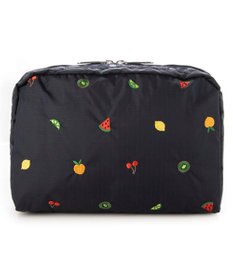 LeSportsac EXTRA LARGE RECTANGULAR COSMETIC/ミックスドフルーツエンブロイダリー