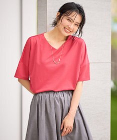 ANY ドライポンチVネックプルオーバー