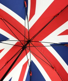 +RING 【プラスリング】【UVカット90%以上】 メンズ向け 雨傘（長）65cm UNION JACK T1329 2重張り傘
