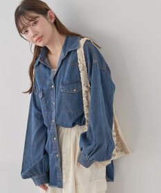 earth music&ecology 【予約】ウエスタンデニムシャツ