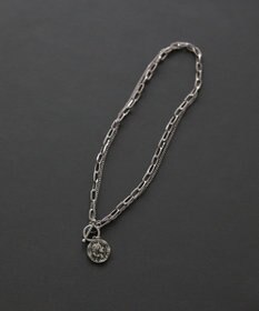 AMERICAN HOLIC コイントップダブルチェーンネックレス