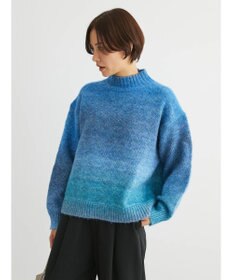 Green Parks グラデーションニットプルオーバー