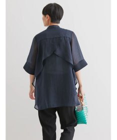 AMERICAN HOLIC シアーバックフレアＷポケットシャツチュニック