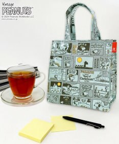 ROOTOTE 8600【スヌーピー】IP.スクエア.ラミネート.ピーナッツ-9H