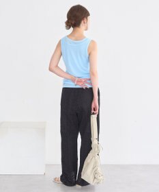 earth music&ecology 【セットアップ対応】【WEB・一部店舗限定】パッチワークレースパンツ