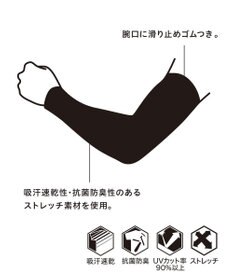 CW-X 【UNISEX】アームカバー　吸汗速乾　UV　/ワコール　HUO601