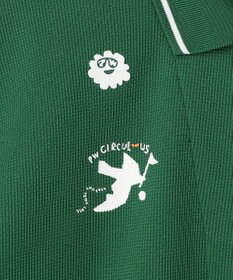 PW CIRCULUS 【WOMEN】ミニワッフル鹿の子ポロ ゴルフウェア レディース