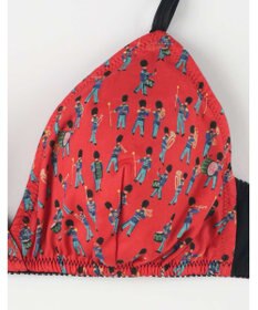 une nana cool MADE WITH LIBERTY FABRIC 【綿混】三角ノンワイヤーブラ　