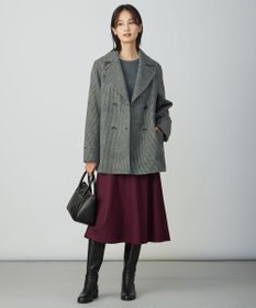 J.PRESS LADIES S チェックビーバー Pコート