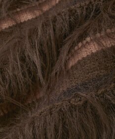 YECCA VECCA フェザーマルチボーダーニット