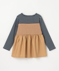 組曲 KIDS 【110-140㎝】ビスチェドッキング Tシャツ