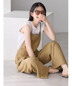 AMERICAN HOLIC リネンブレンドサロペットパンツ