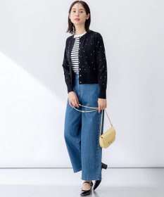 組曲 【WEB限定】ドットニット カーディガン