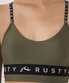 OP／FILA 【RUSTY】ニコちゃんロンT＋ショートパンツ付きビキニ 4点セット水着