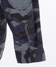 JOSEPH ABBOUD MOUNTAIN 【UNISEX】JOEコットンカモフラージュ シャツ