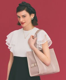 TOCCA TRIM RIBBON A4TOTE A4トートバッグ